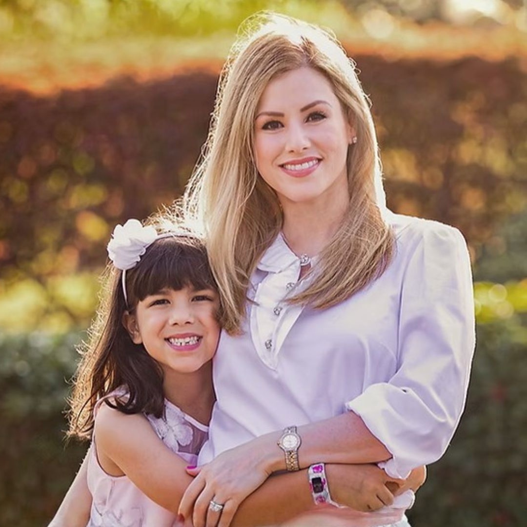 Lema Mousilli with her daughter